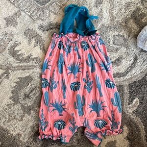 Kickee Pants Cactus Onsie Shorts